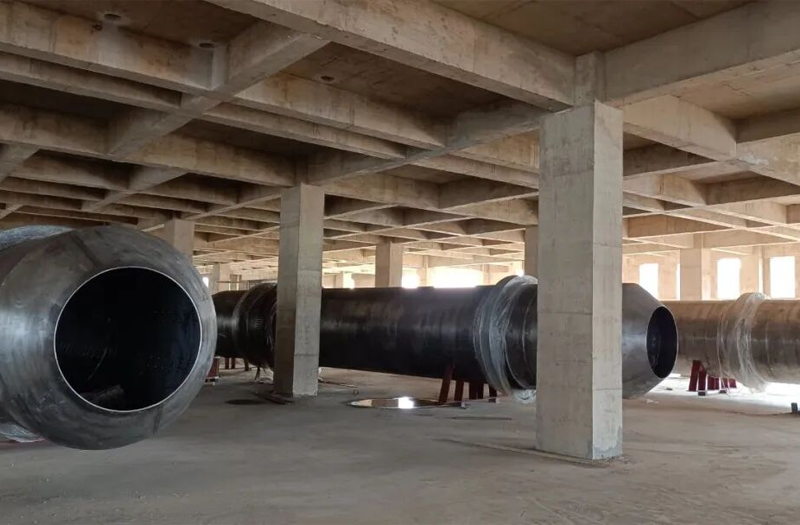 由江苏suncitygroup太阳集团,太阳集团集团定制生产的3台Φ2x13.9m回转窑炒菜锅落户鄂州